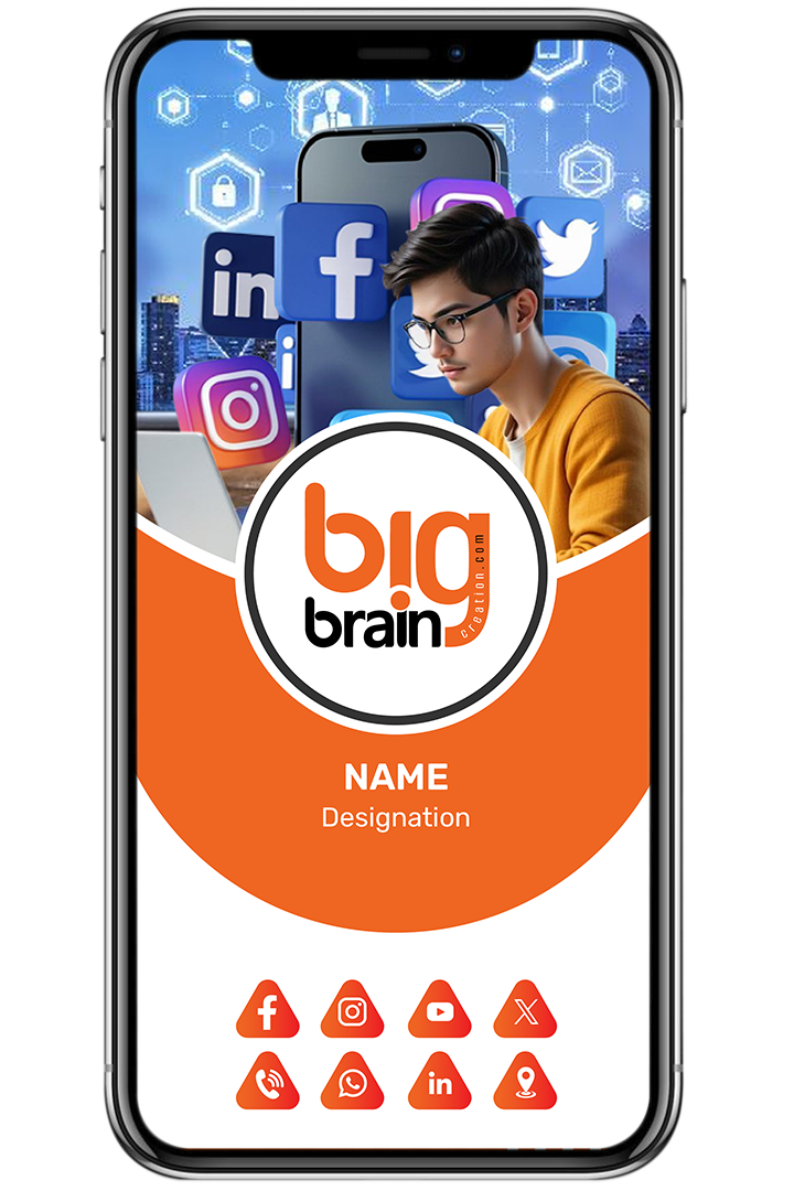 Digital Business Card template 1