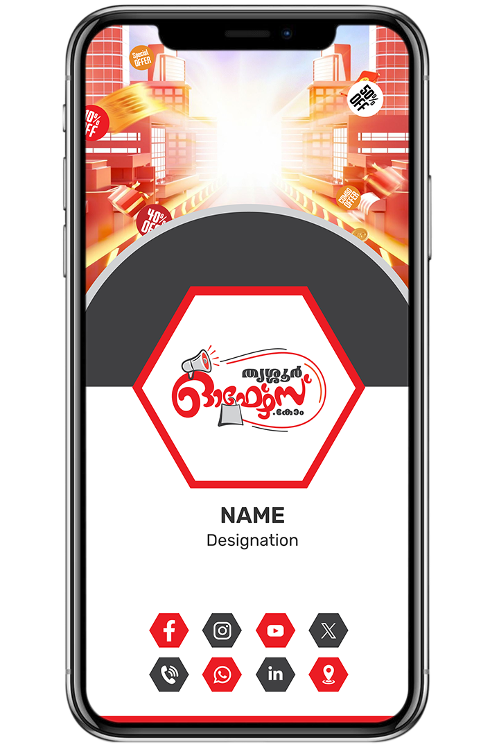 Digital Business Card template 3