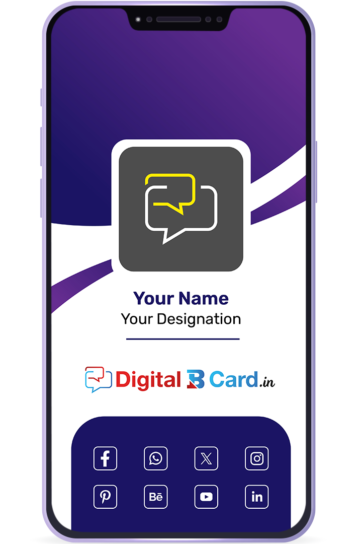 Digital Business Card template 1