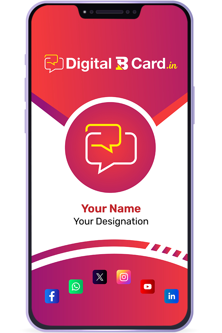 Digital Business Card template 3
