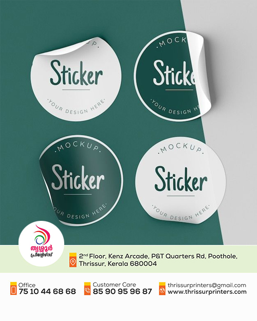 Sticker design branding