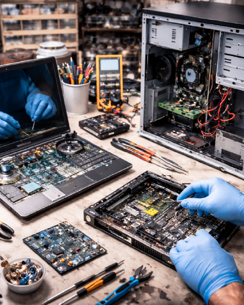 Laptop repair service in Thrissur for hardware and software issues