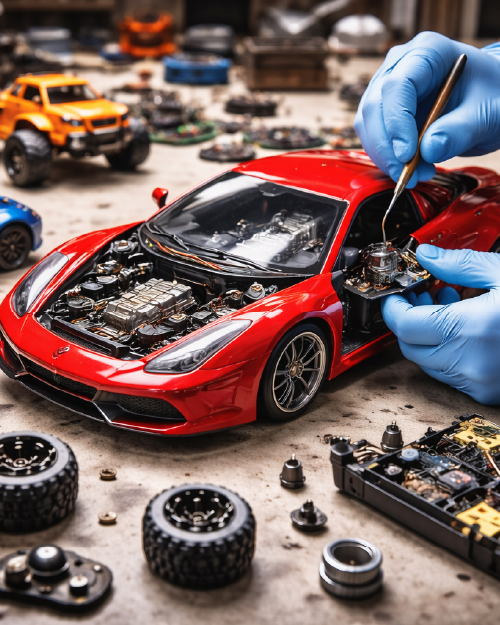 Toy car repair and service in Thrissur for kids electric cars, jeeps and scooters
